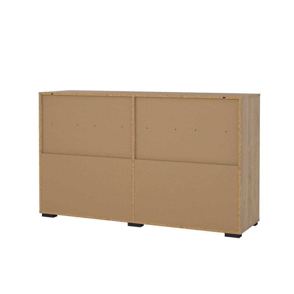 Alt View 9. Tvilum - Sofia 6 Drawer Double Dresser, Jackson Hickory - Brown.