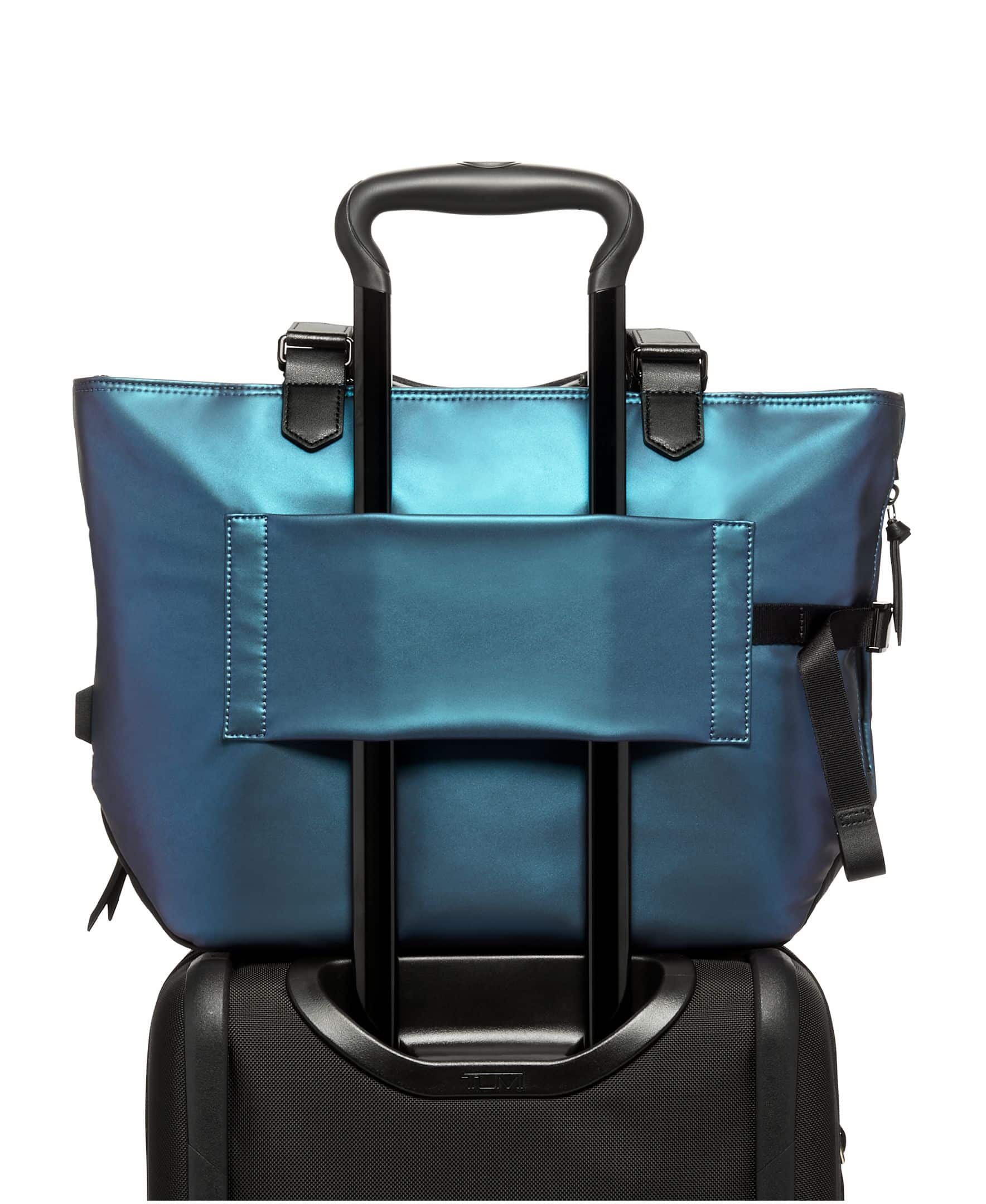 Best Buy: TUMI Devoe Amber Tote Iridescent Blue 142375-9654