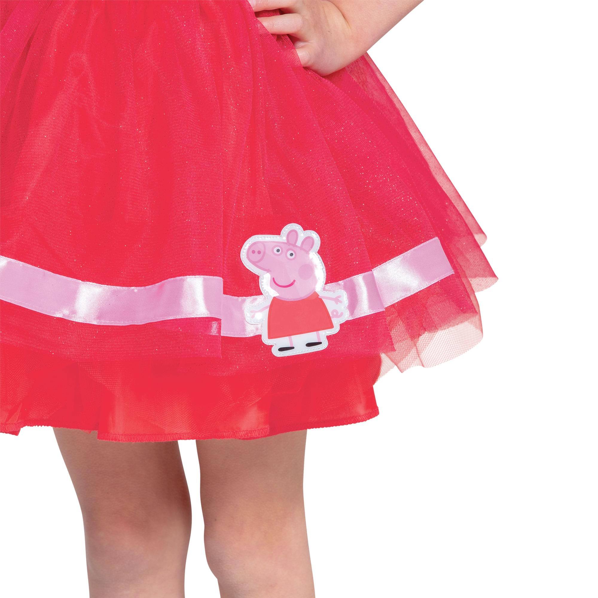 Alt View 3. Disguise - Peppa Pig Tutu Classic Toddler Costume | Small 2T - Multi-Colored.