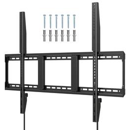 Dazzed Corner - Heavy-Duty Fixed TV Wall Mount for 55-100" TVs, VESA 900x600, 265 lb - Black