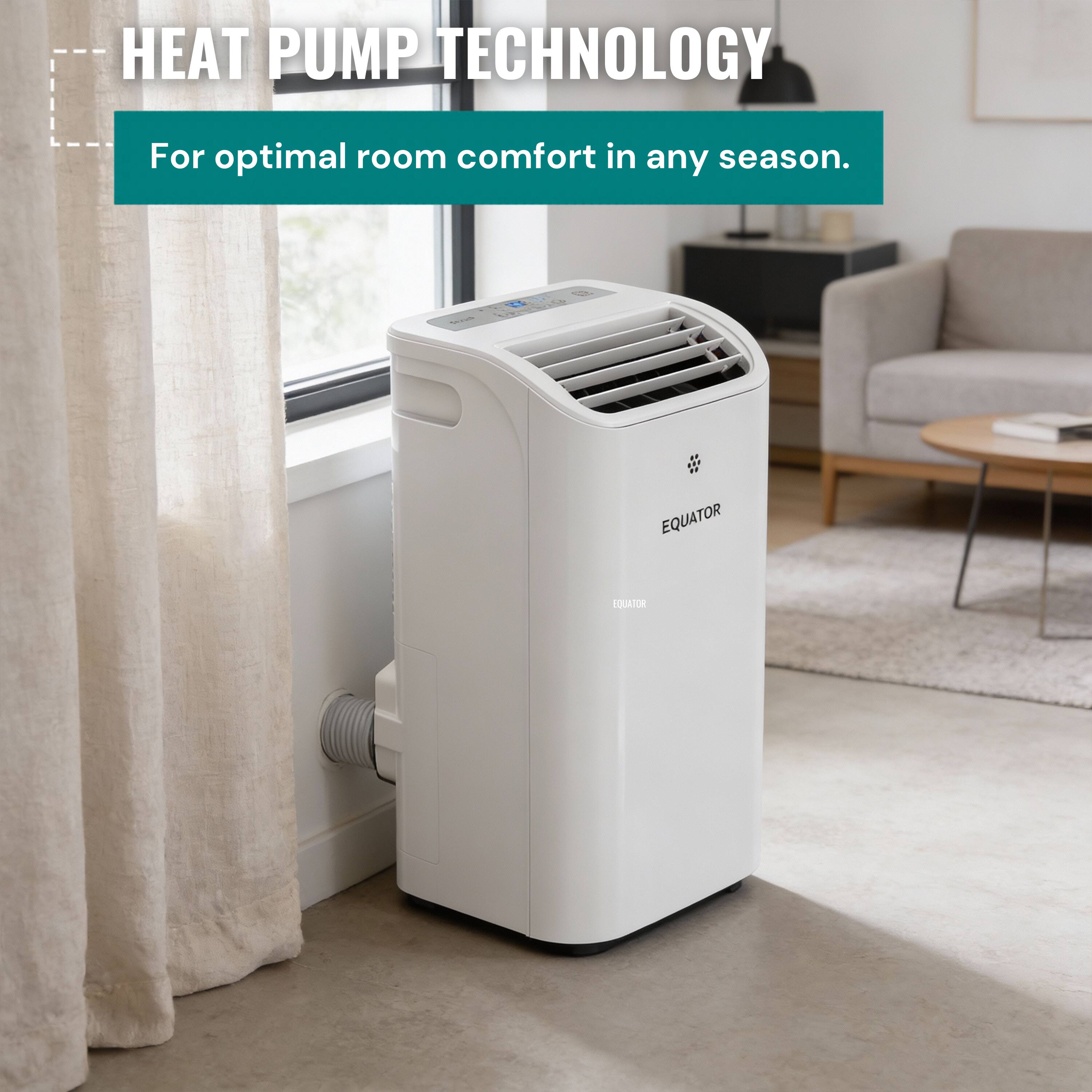 HEAT PUMP TECHNOLOGY  
For optimal room comfort in any season.  
EQUATOR