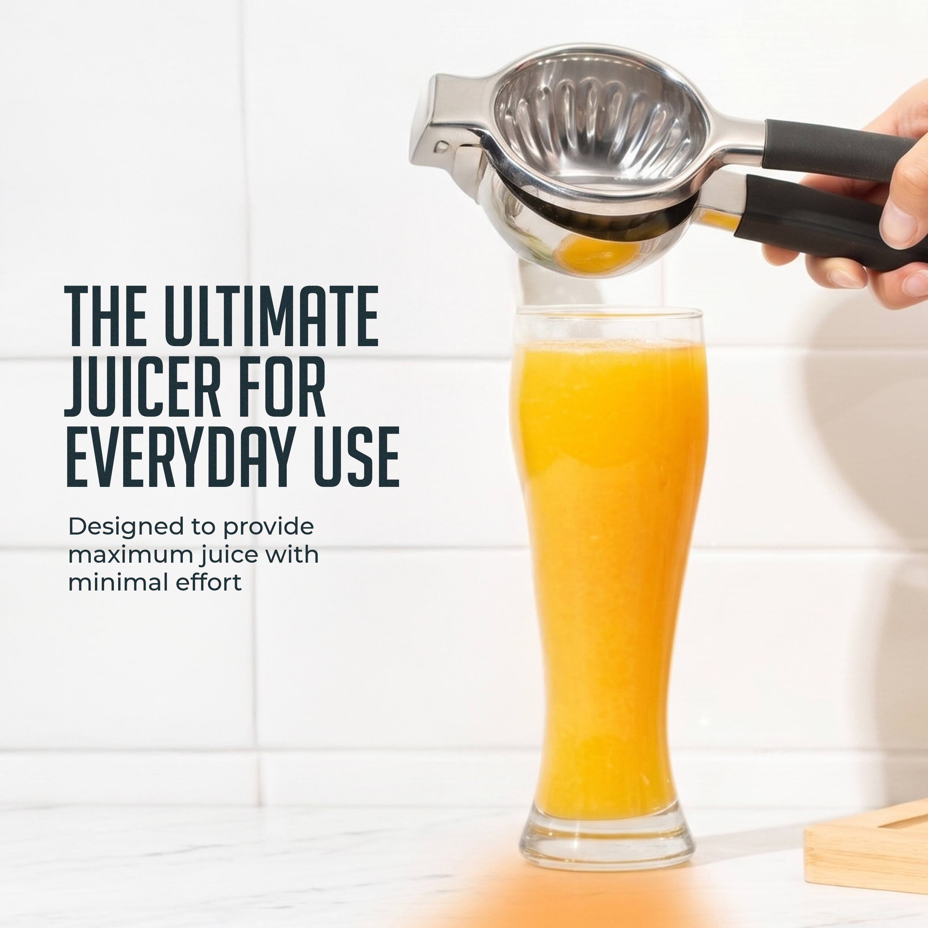 THE ULTIMATE JUICER FOR EVERYDAY USE  
Designed to provide maximum juice with minimal effort