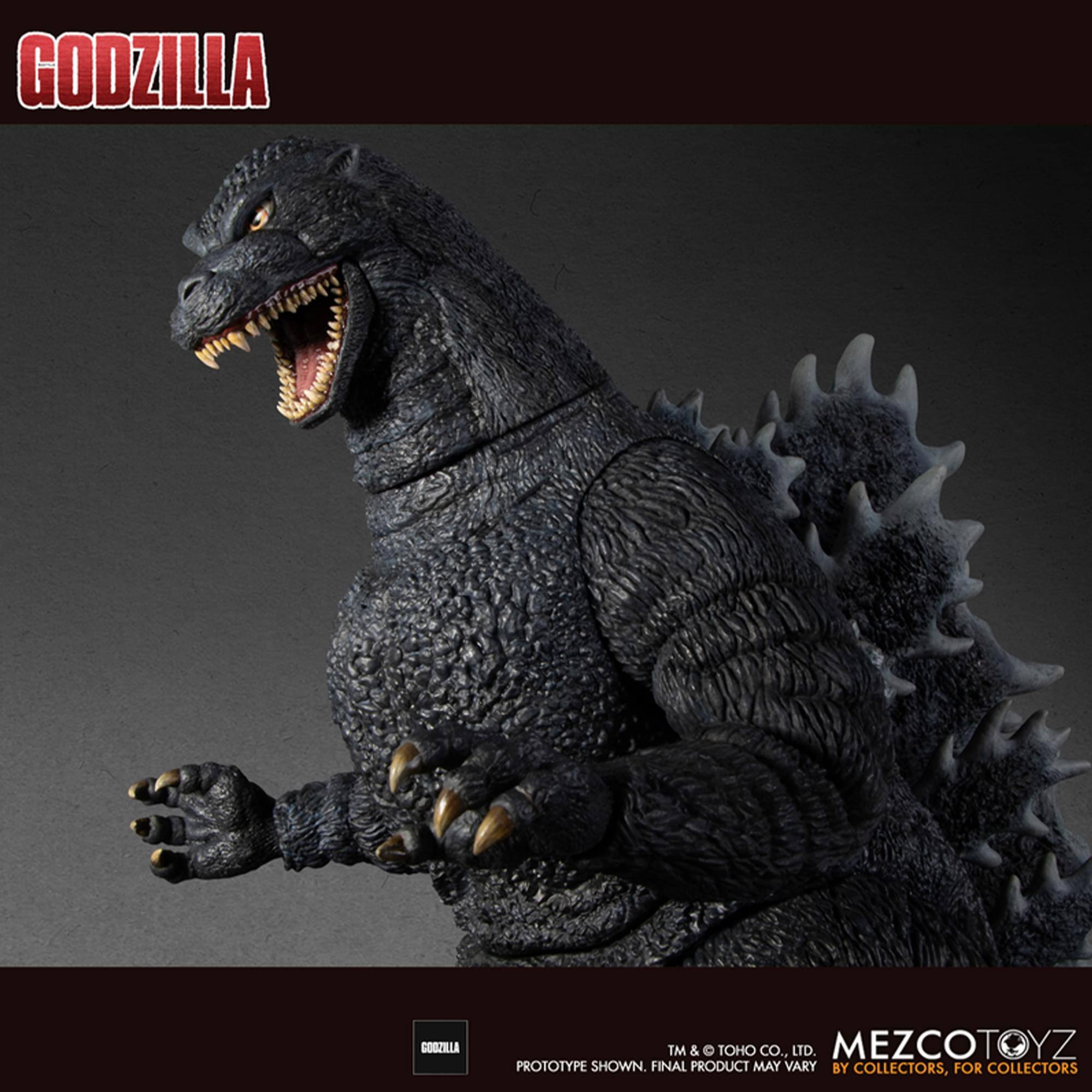 GODZILLA  
TM & TOHO CO., LTD.  
MEZCOTOYZ  
PROTOTYPE SHOWN. FINAL PRODUCT MAY VARY  
BY COLLECTORS, FOR COLLECTORS