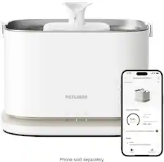 9:39
Dockstream 2 Fountain
PETLIBRO
Hydration History
Today's Visits: 4
Today's Average Duration: 04m 20s
5.41m (Goal: 5 oz)
Link your pets to customize hydration goal
Status
Water
Flow type
Hydration history
Phone sold separately.