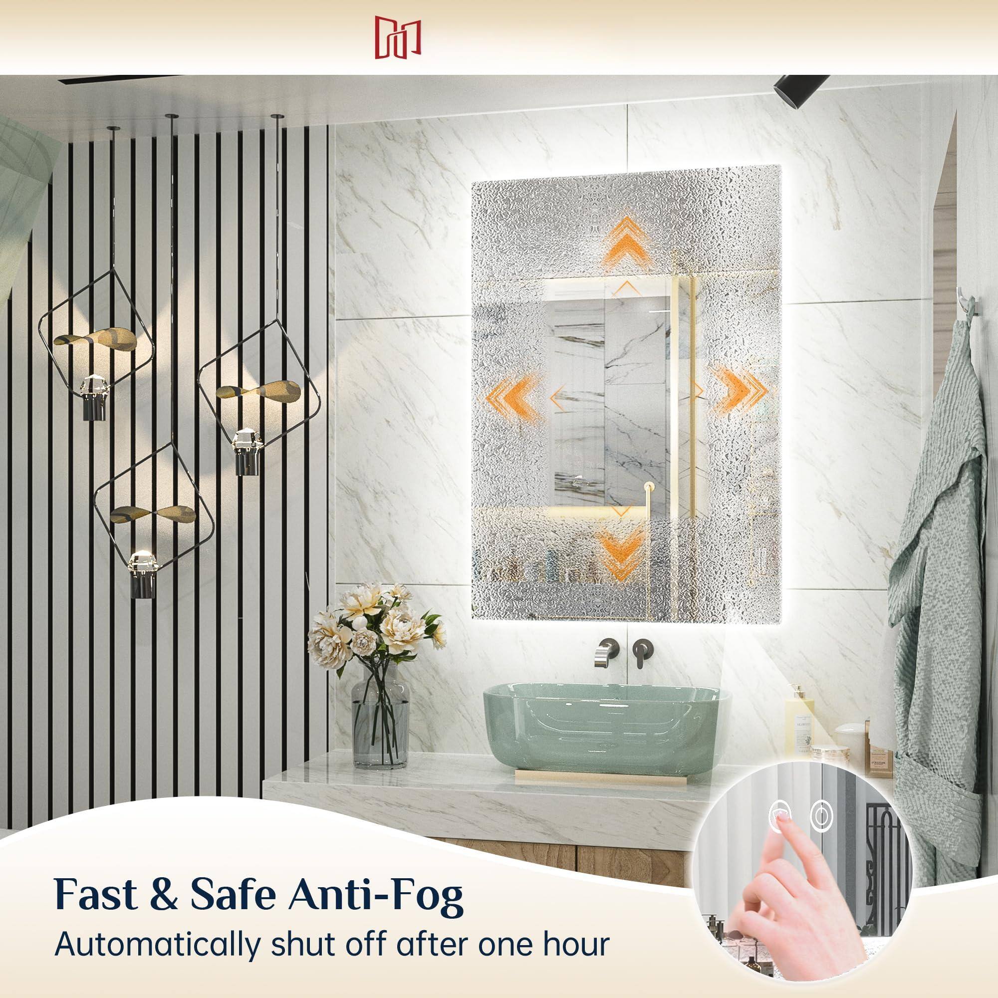 Fast & Safe Anti-Fog  
Automatically shut off after one hour