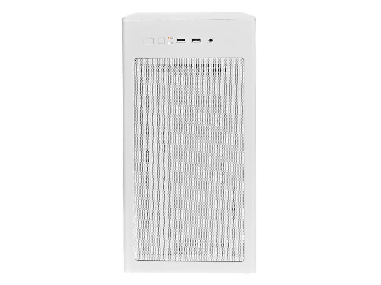 Alt View 7. SilverStone - SilverStone Technology FARA 515XR White Compact ATX Tower Chassis with Four Included Rainbow Fans, SST-FA515XR-WG - White.