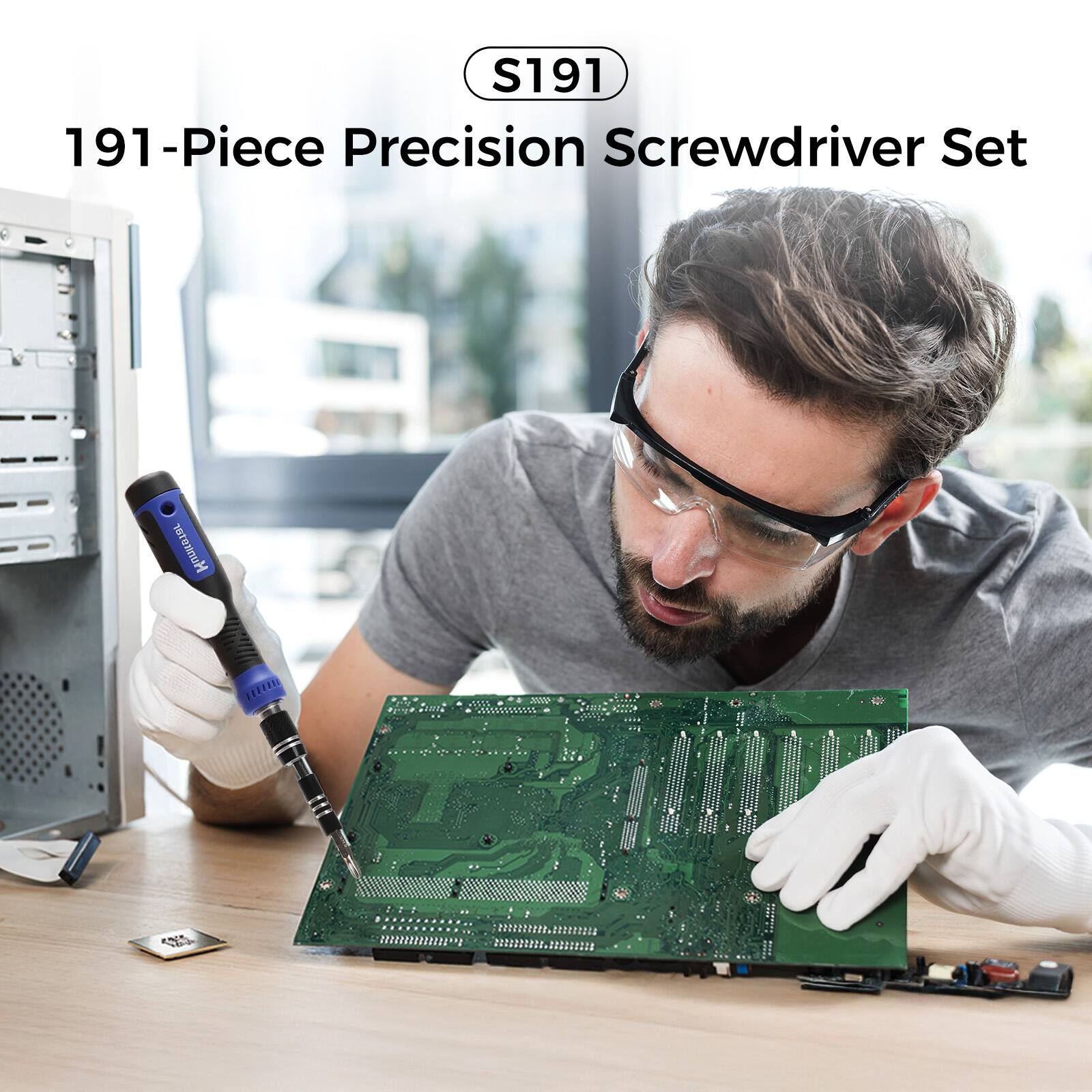 S191  
191-Piece Precision Screwdriver Set