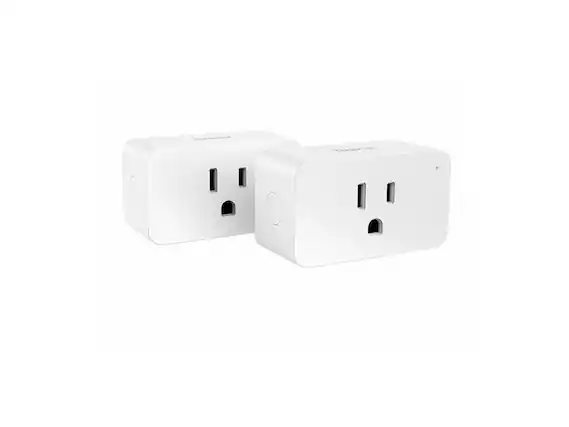 Front. Roku - Roku Indoor Smart Plug SE, 2-Pack - White.