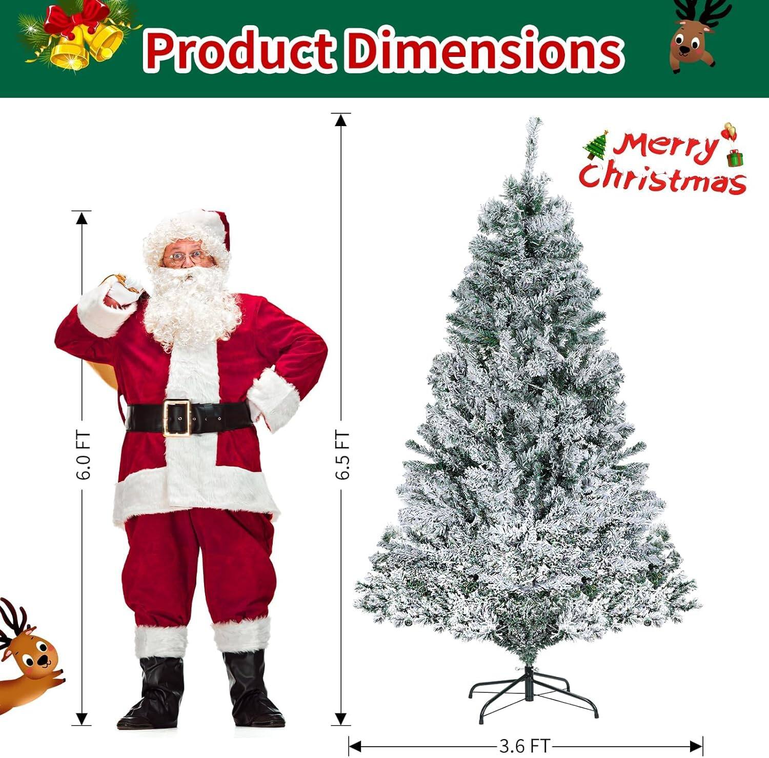Product Dimensions

Merry Christmas

6.0 FT  
6.5 FT  
3.6 FT