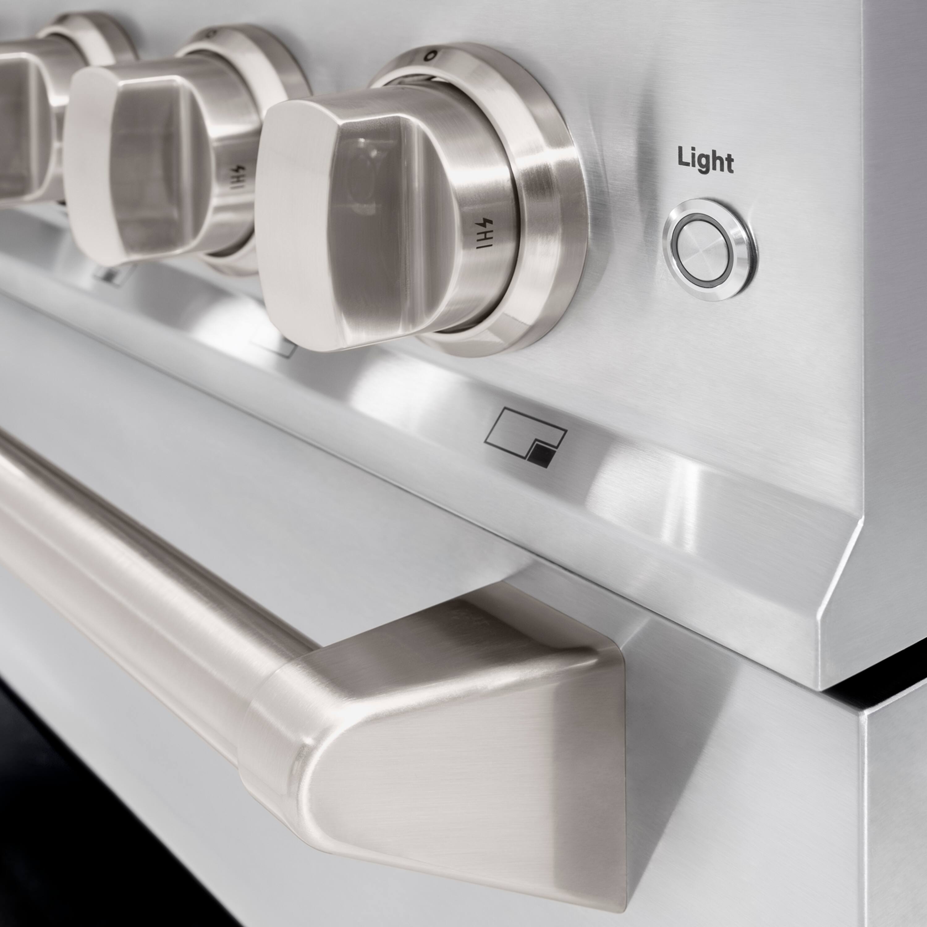 Alt View 15. ZLINE - 36 in. 5.2 cu. ft. Classic Freestanding Dual Fuel Range with 6 DuoPro Burners and Convection Oven in Stainless Steel - Stainless Steel.