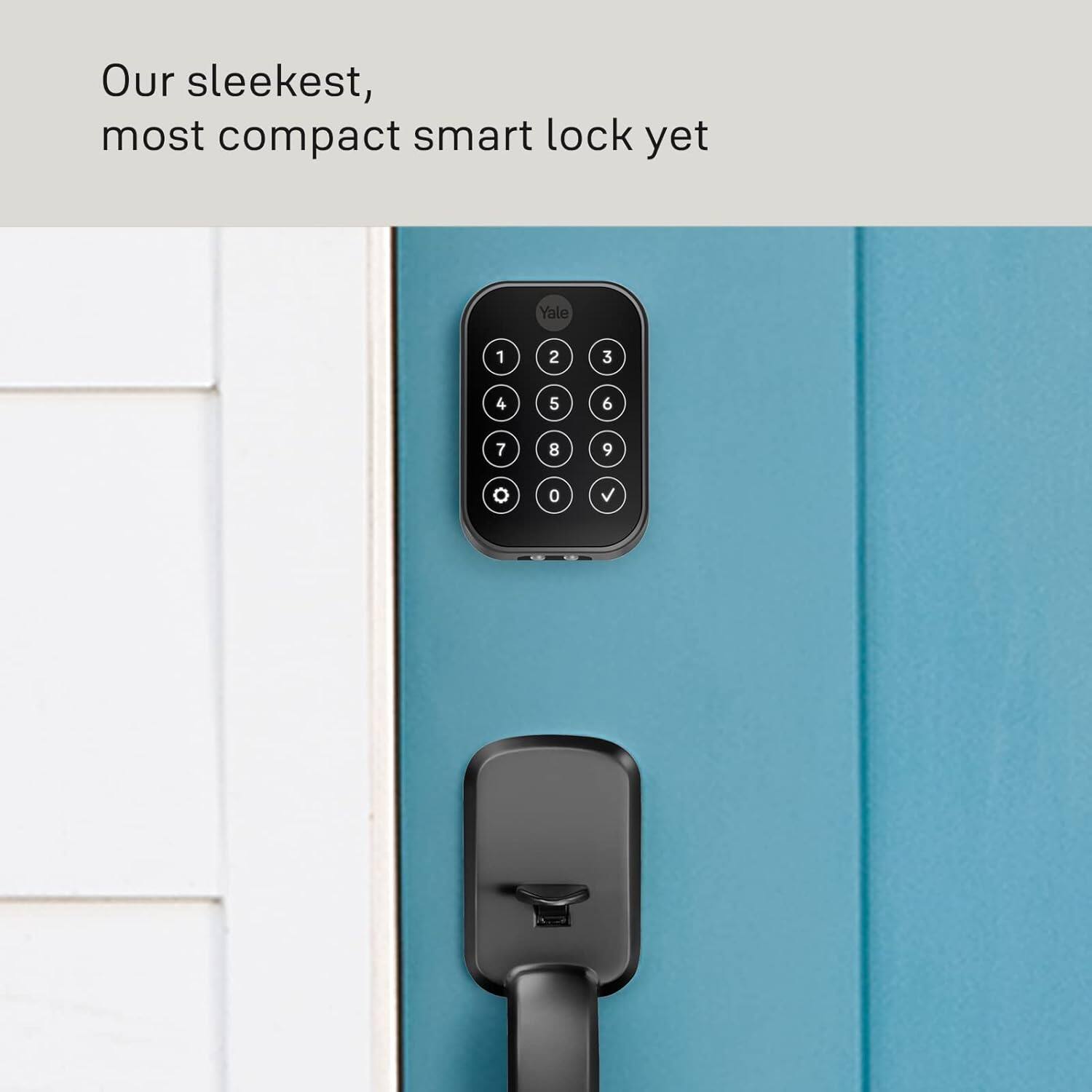 Our sleekest, most compact smart lock yet