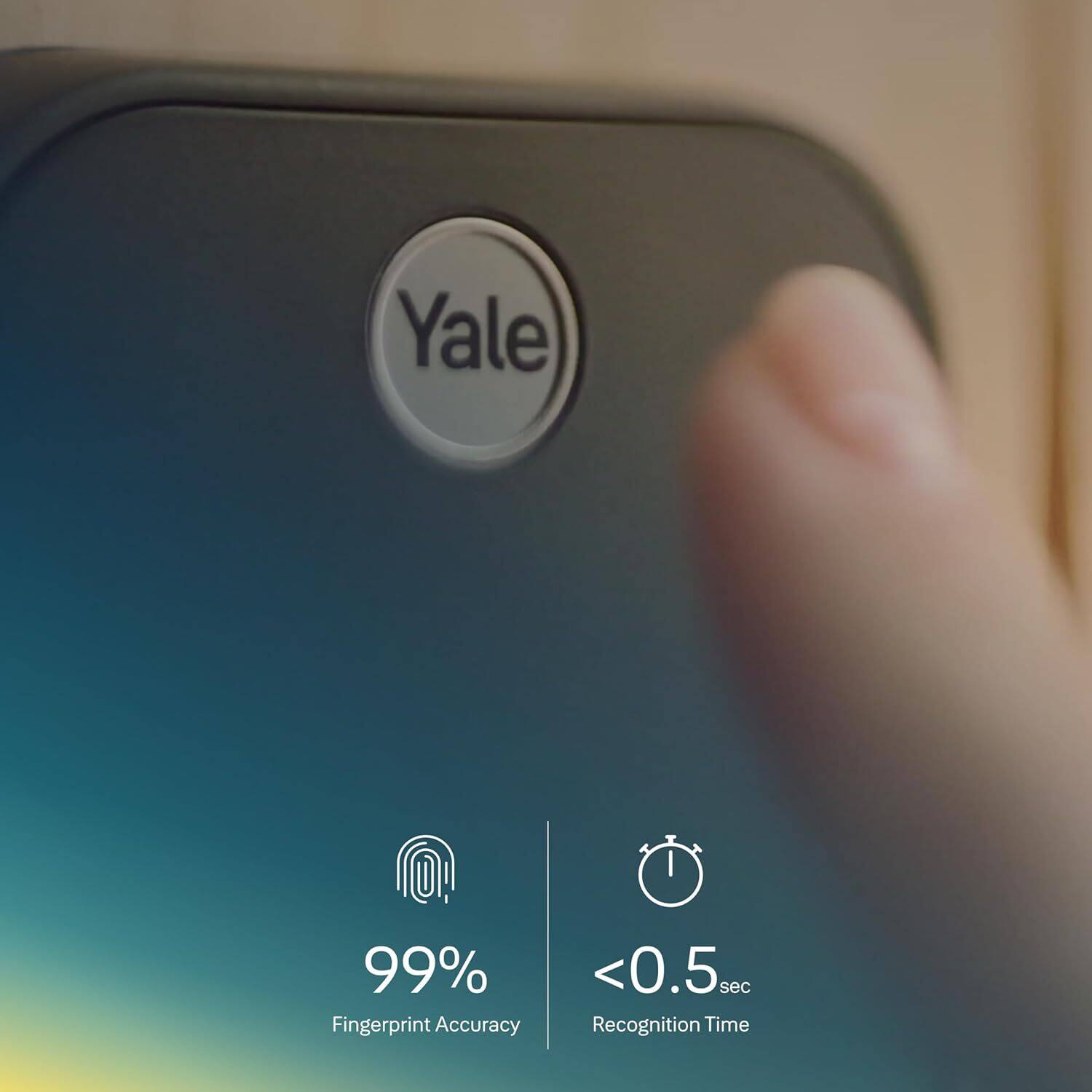 Yale 99% Fingerprint Accuracy <0.55 sec Recognition Time