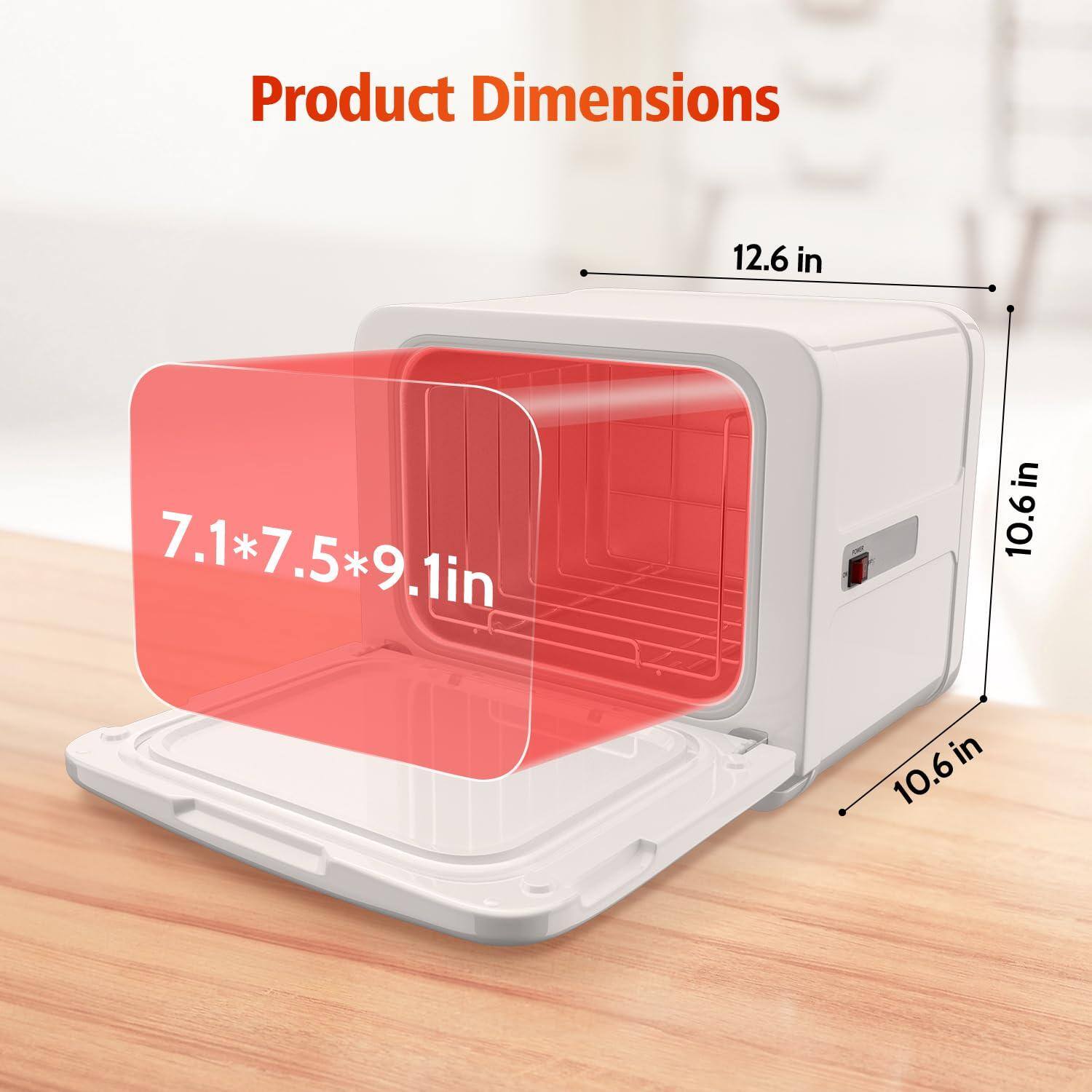 Product Dimensions

12.6 in

7.1*7.5*9.1 in

10.6 in

10.6 in