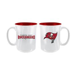 The Memory Company - Tampa Bay Buccaneers 2-Pack 15oz. Iridescent Ceramic Mug Set - Multicolor