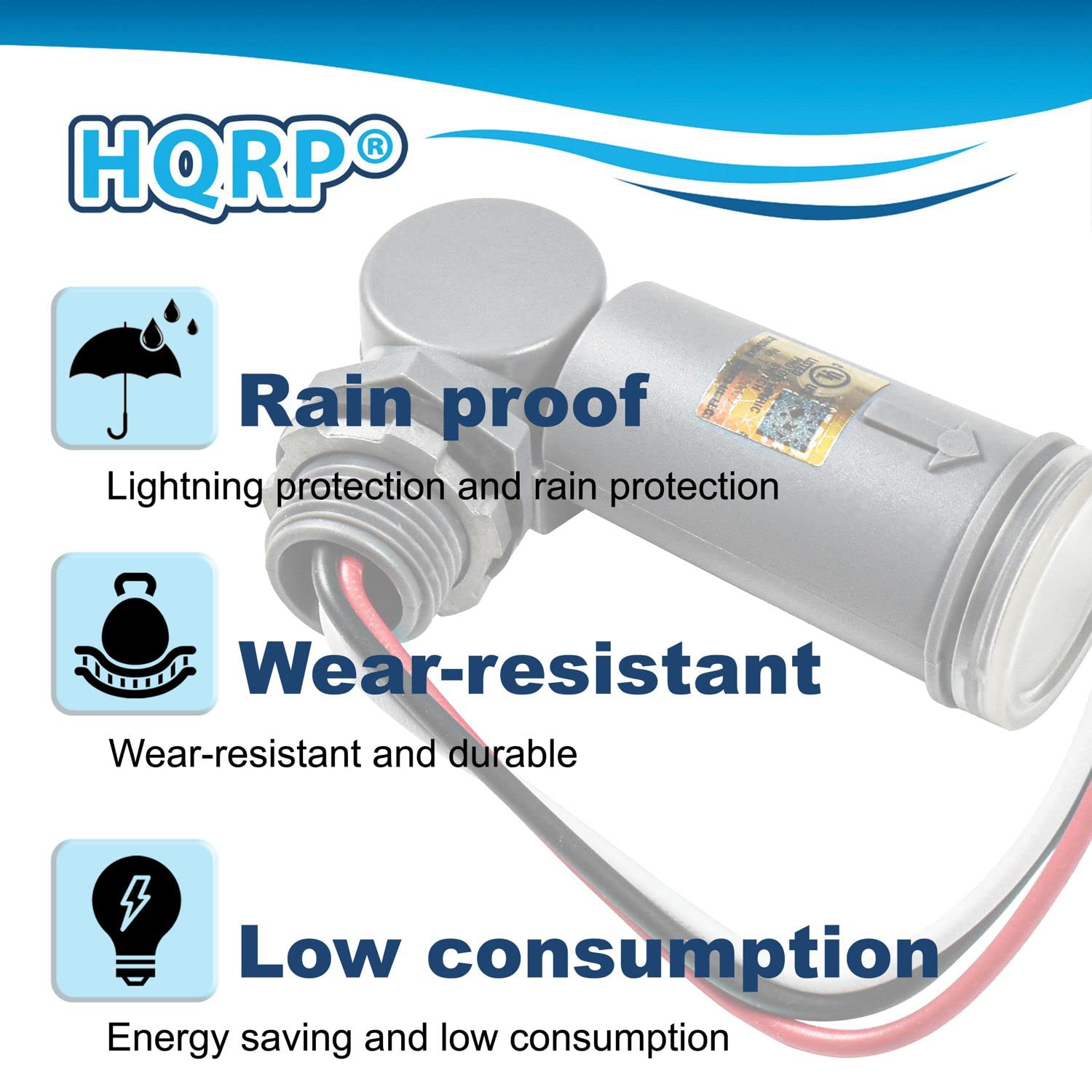 HQRP Rain proof Lightning protection and rain protection  
Wear-resistant Wear-resistant and durable  
4 Low consumption Energy saving and low consumption
