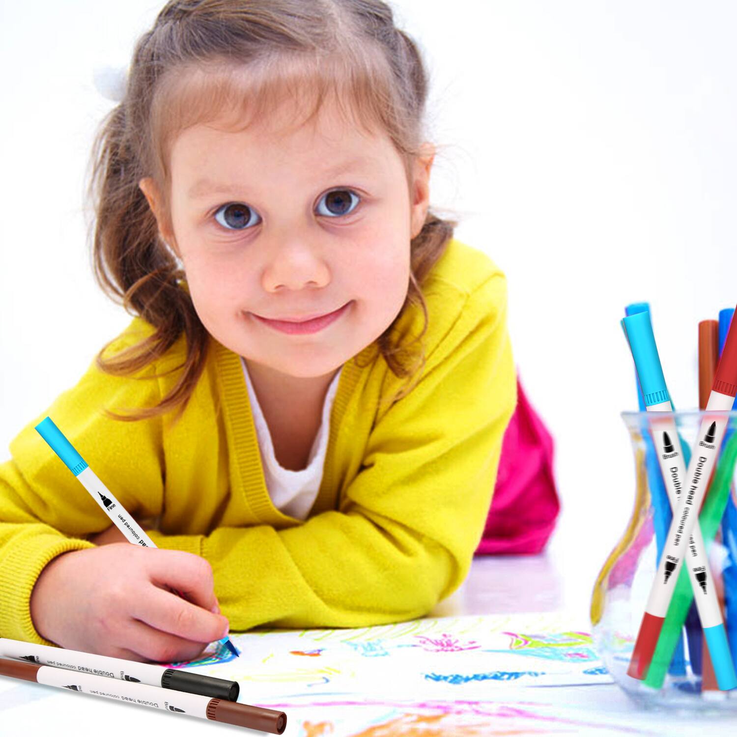 Double-headed markers