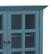 Alt View 3. Simpli Home - Acadian Medium Storage Cabinet - Distressed Coastal Blue.