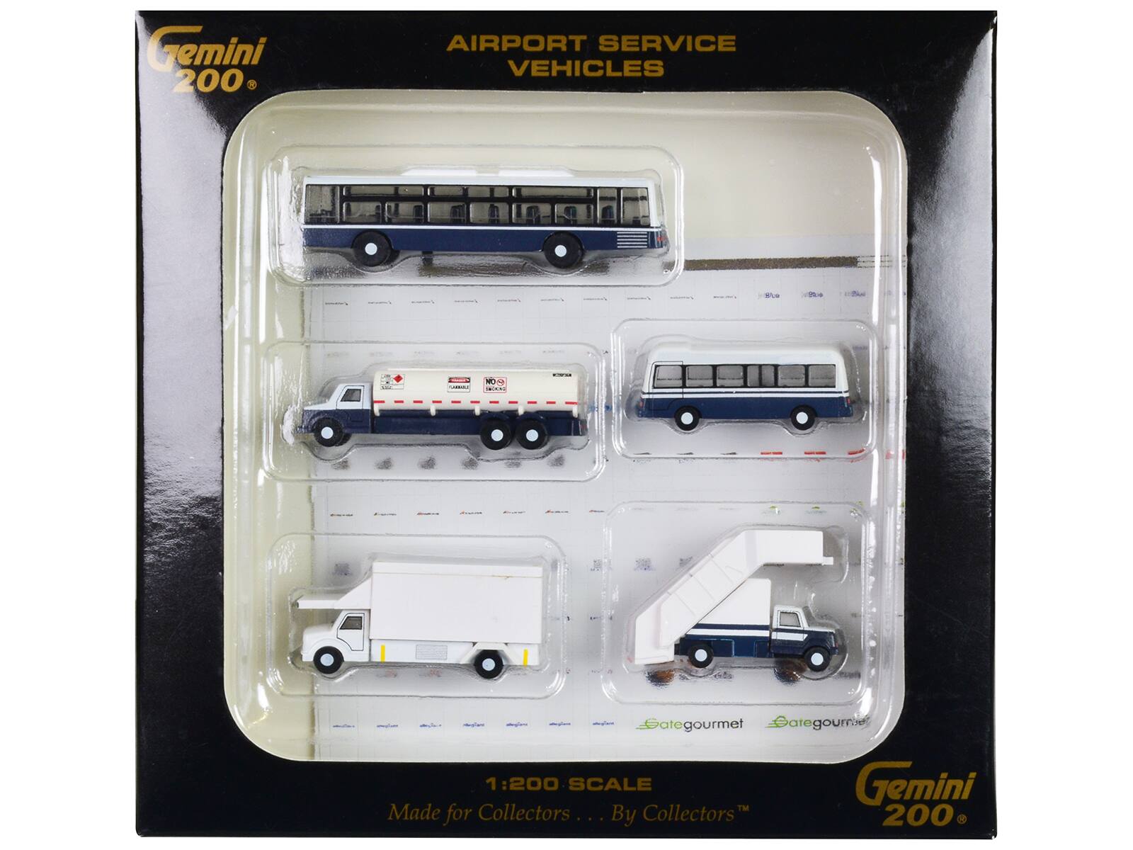 Gemini 200 AIRPORT SERVICE VEHICLES | MO ... .- Gategourmet ategourn 1:200 SCALE Gemini TM Made for Collectors... . By Collectors 200