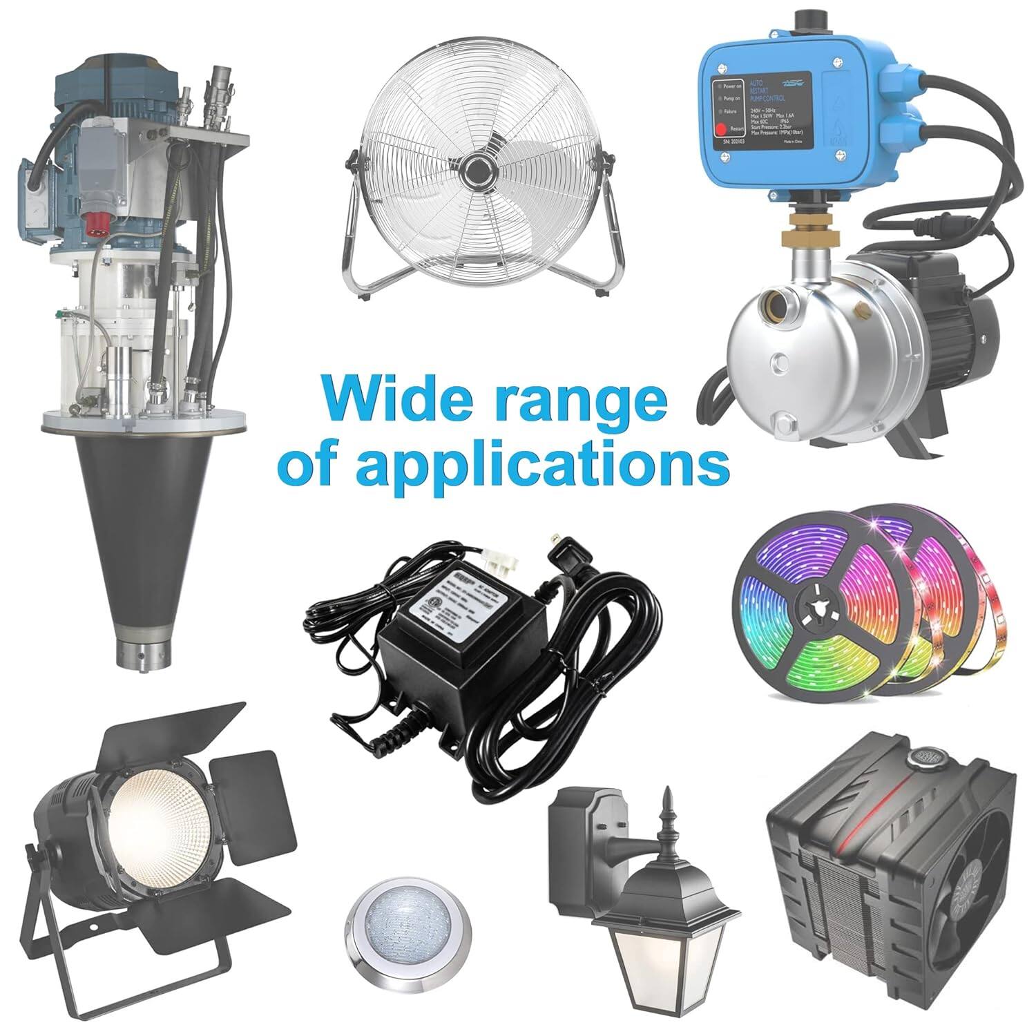 Wide range of applications