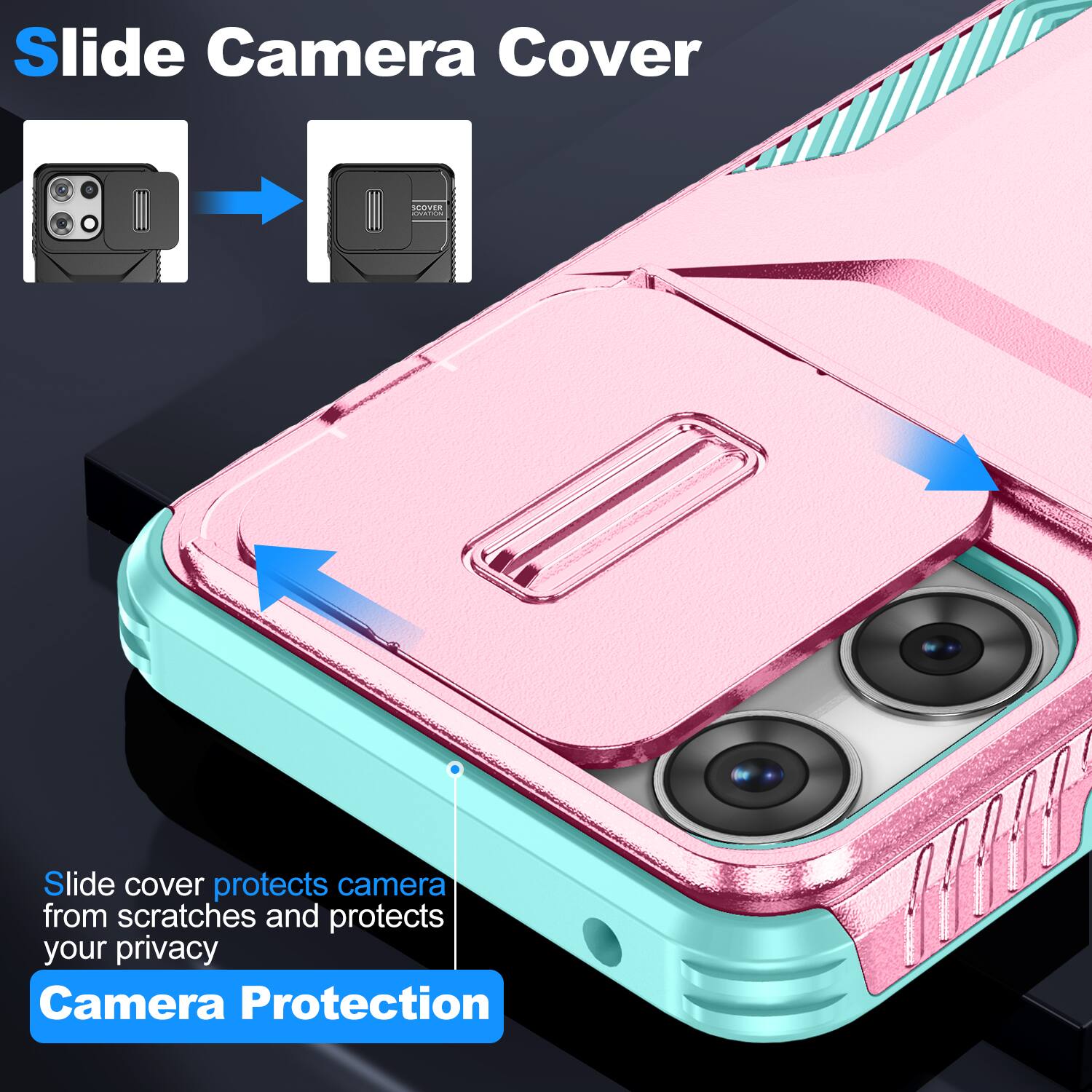 Slide Camera Cover

SCOVER ELEVATION

Slide cover protects camera from scratches and protects your privacy

Camera Protection