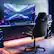 Alt View 7. ACGAM - Ergonomic Gaming Chair with PVC Leather, Lumbar Support, Headrest, 360° Swivel, Adjustable Height & Tilt for Home Office - Black.
