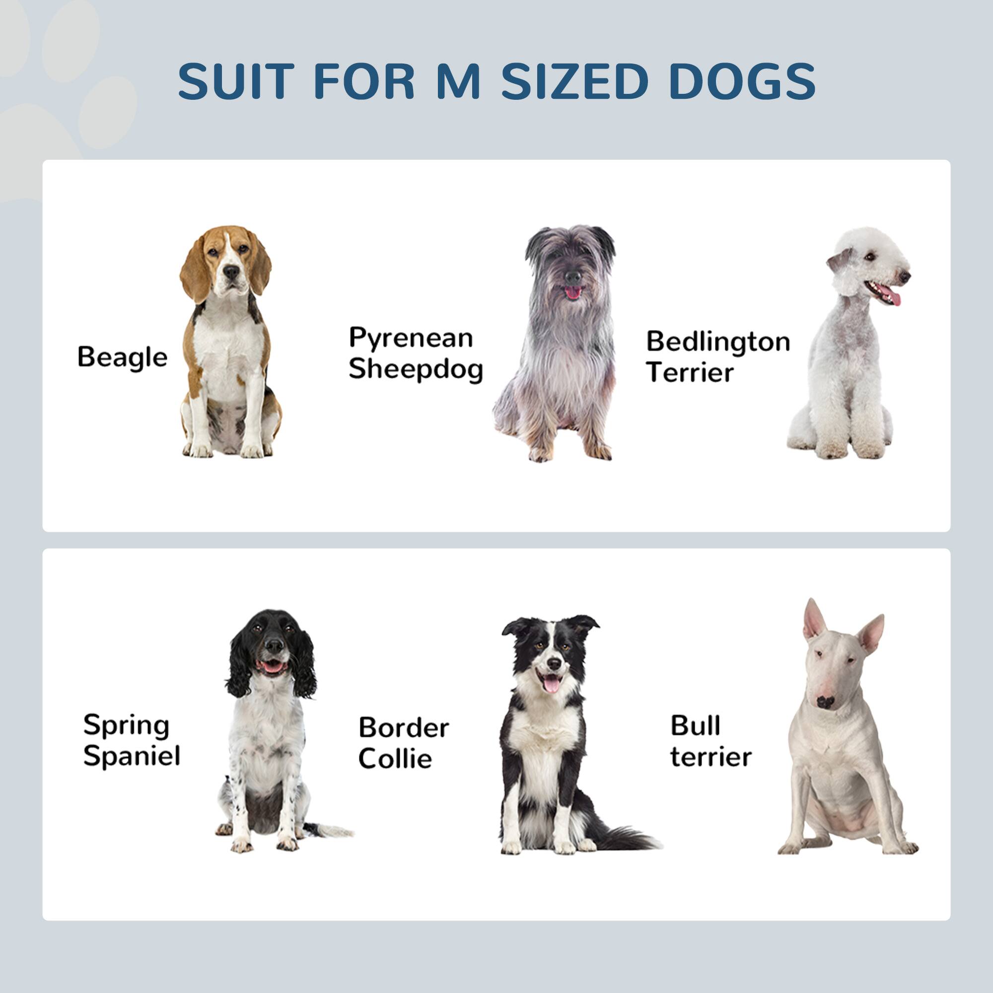 SUIT FOR M SIZED DOGS

- Beagle
- Pyrenean Sheepdog
- Bedlington Terrier
- Spring Spaniel
- Border Collie
- Bull Terrier