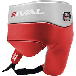 RIVAL - Boxing Professional Groin Protector with Laces - Medium - Red/Silver