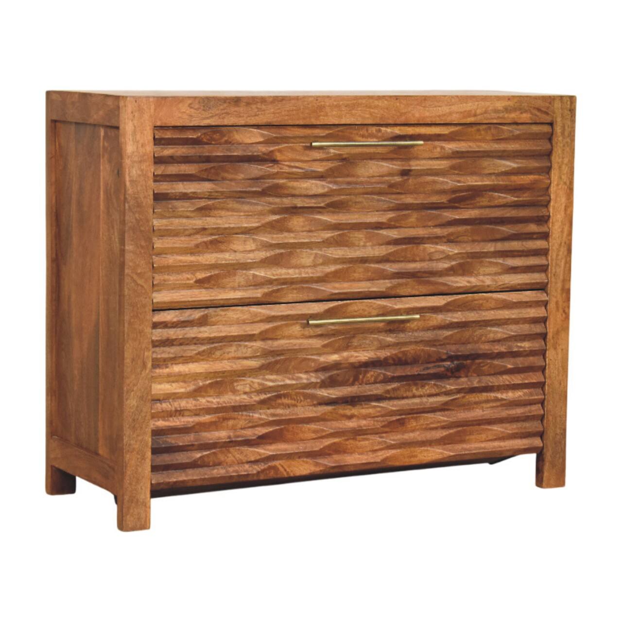 Left. Artisan Furniture - Artisan Furniture, Amber Wavefront,  Provide Organized Storage for Footwear - Brown.