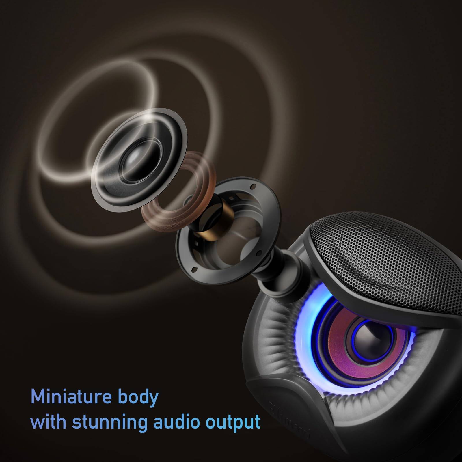 Miniature body with stunning audio output