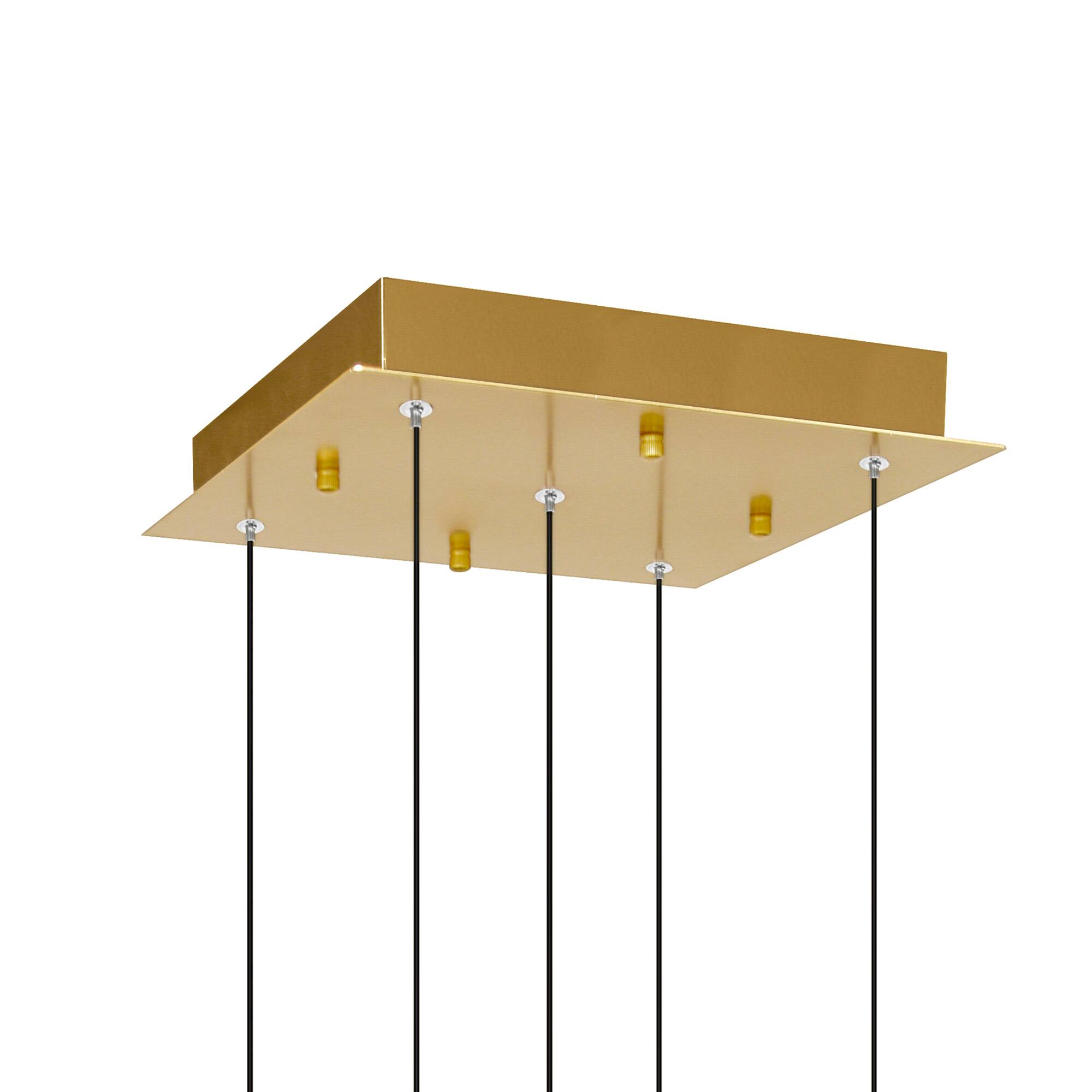 Alt View 1. CWI Lighting - Greta Integrated LED Brass Mini Pendant - Brass.
