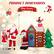 The text on the image is grouped and corrected as follows:
Product Dimensions: Men's Christmas 7ft, 6ft, 4ft; Many Christmas 3.6ft, 6.6ft.