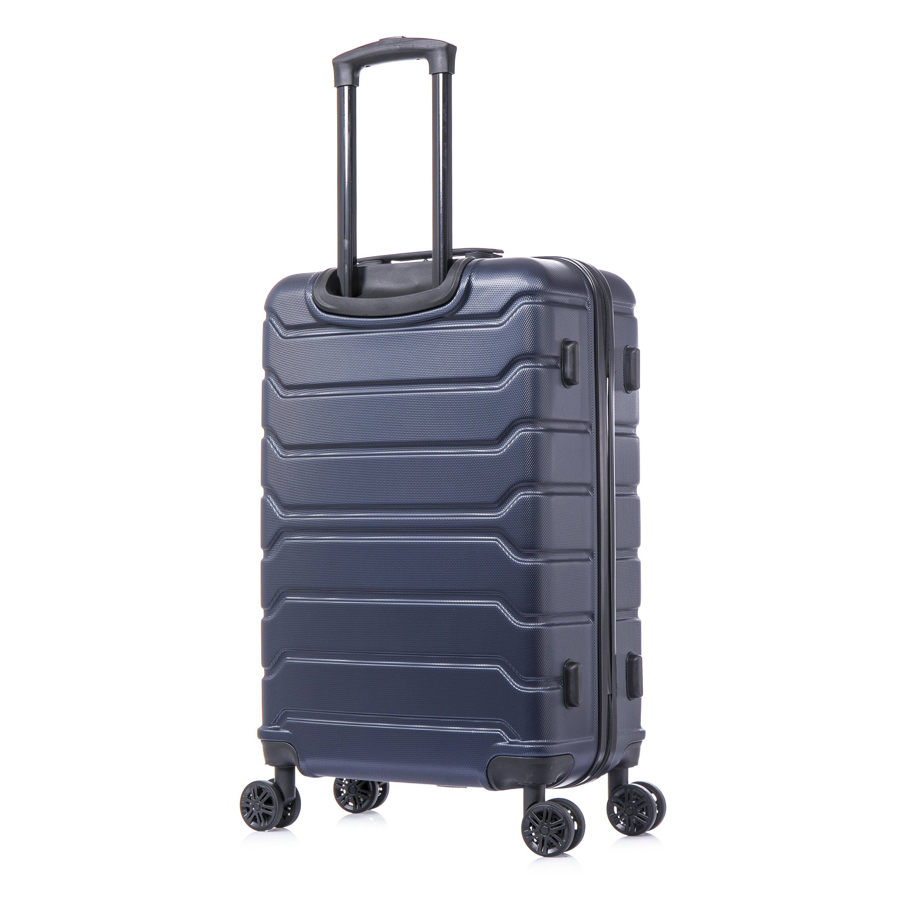 Alt View 4. InUSA - Trend lightweight hardside spinner luggage 24" - BLUE.