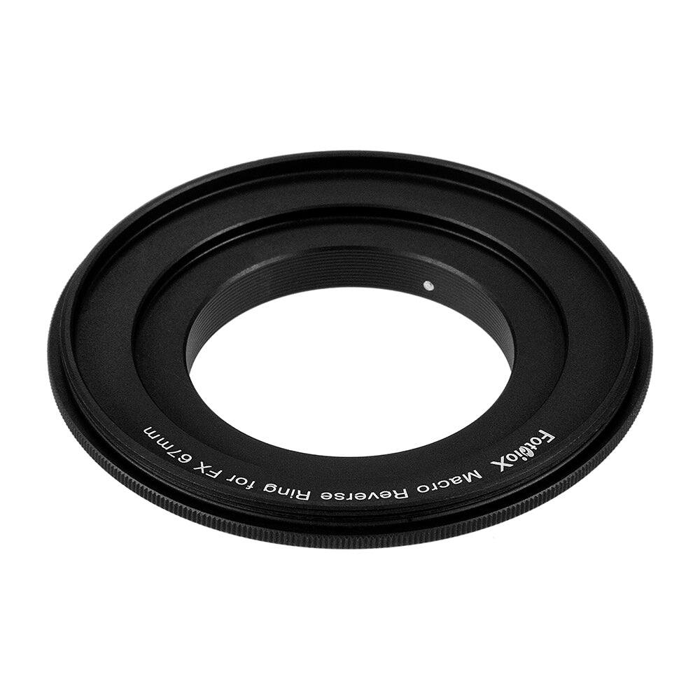 Fotodiox - 67mm Macro Reverse Ring for Fuji X-Mount Cameras - Reverse Filter Thread to Camera Mount Adapter