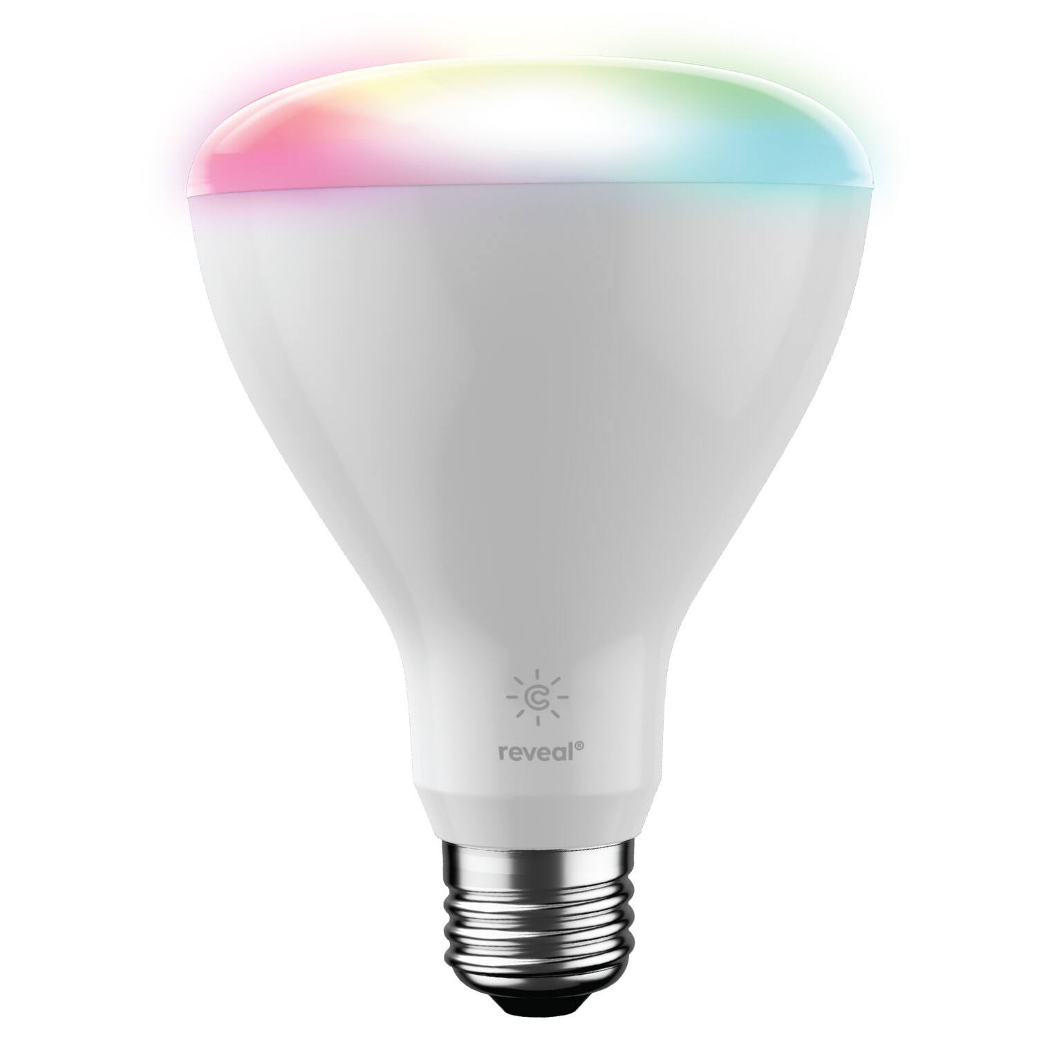 Alt View 1. Cync - Cync Reveal Indoor BR30 Smart LED Light Bulb - Color Changing - Full Color.