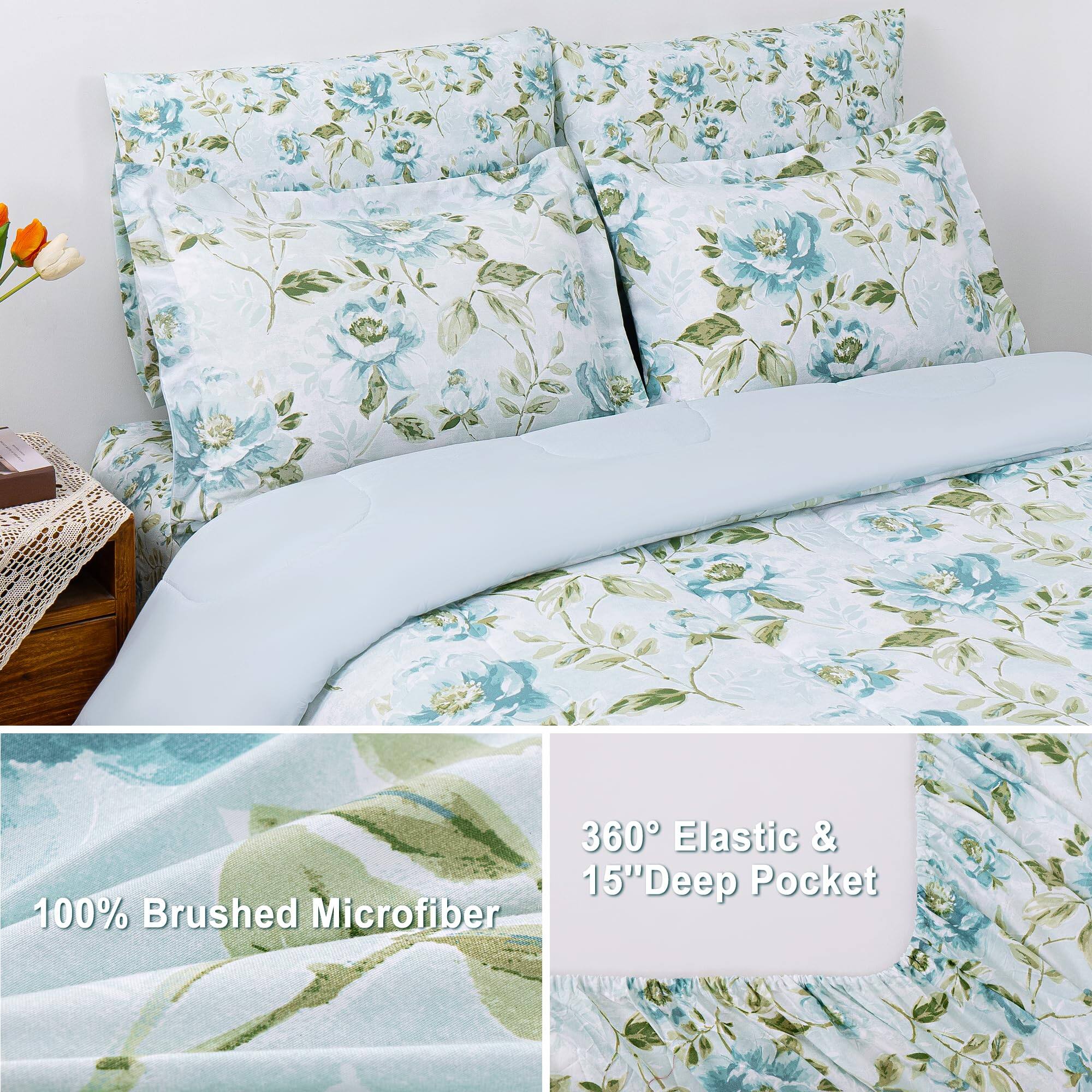 360° Elastic & 15" Deep Pocket  
100% Brushed Microfiber