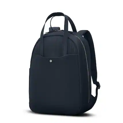 Front. Samsonite - Silhouette 18 B&A Womens Backpack - DEEP NAVY.