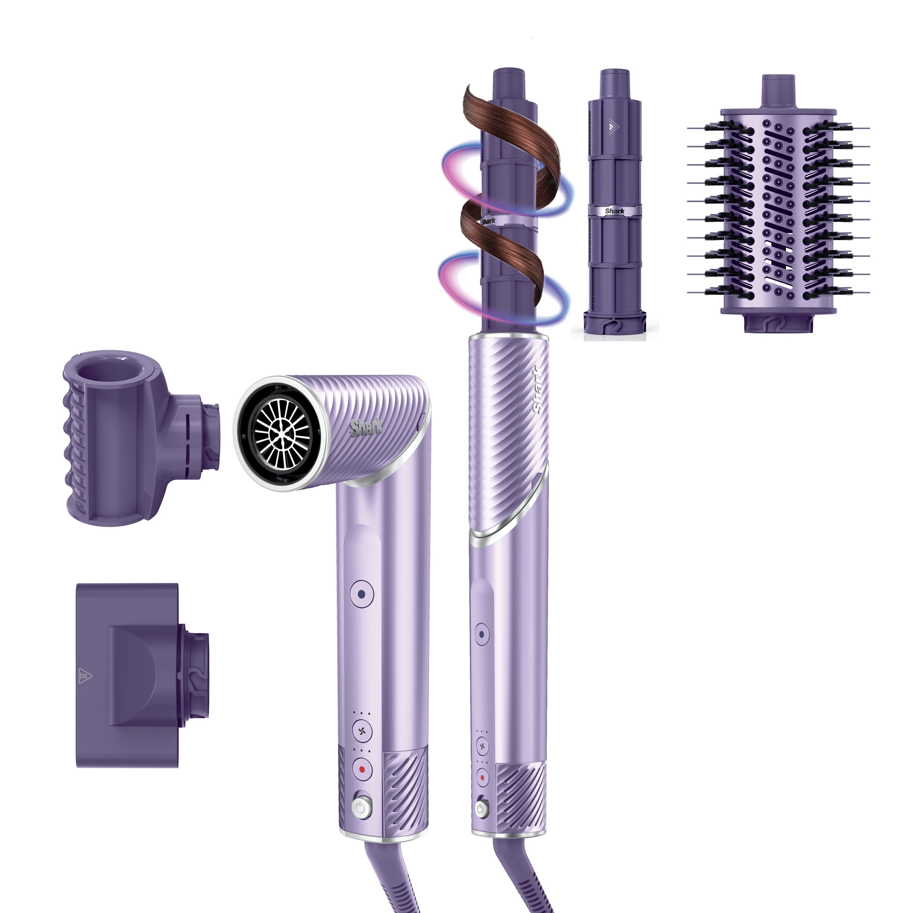 Shark - FlexStyle IonCurl Ion Air Drying, Curling and Styling System for Straight and Wavy Hair - Lilac price history on PriceWatchPro