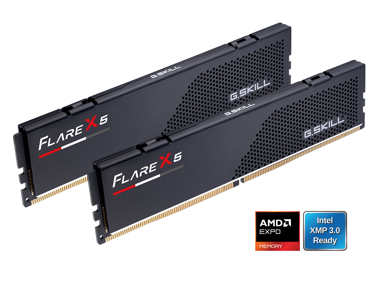 G.SKILL FLARE X5  
G.SKILL  
AMD EXPO MEMORY  
Intel XMP 3.0 Ready