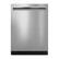 Front. JennAir - 24" Top Control Built-In Dishwasher with Precise Fit 3rd Rack for Cutlery with Plasma Coating, 39 dBA - Stainless Steel.