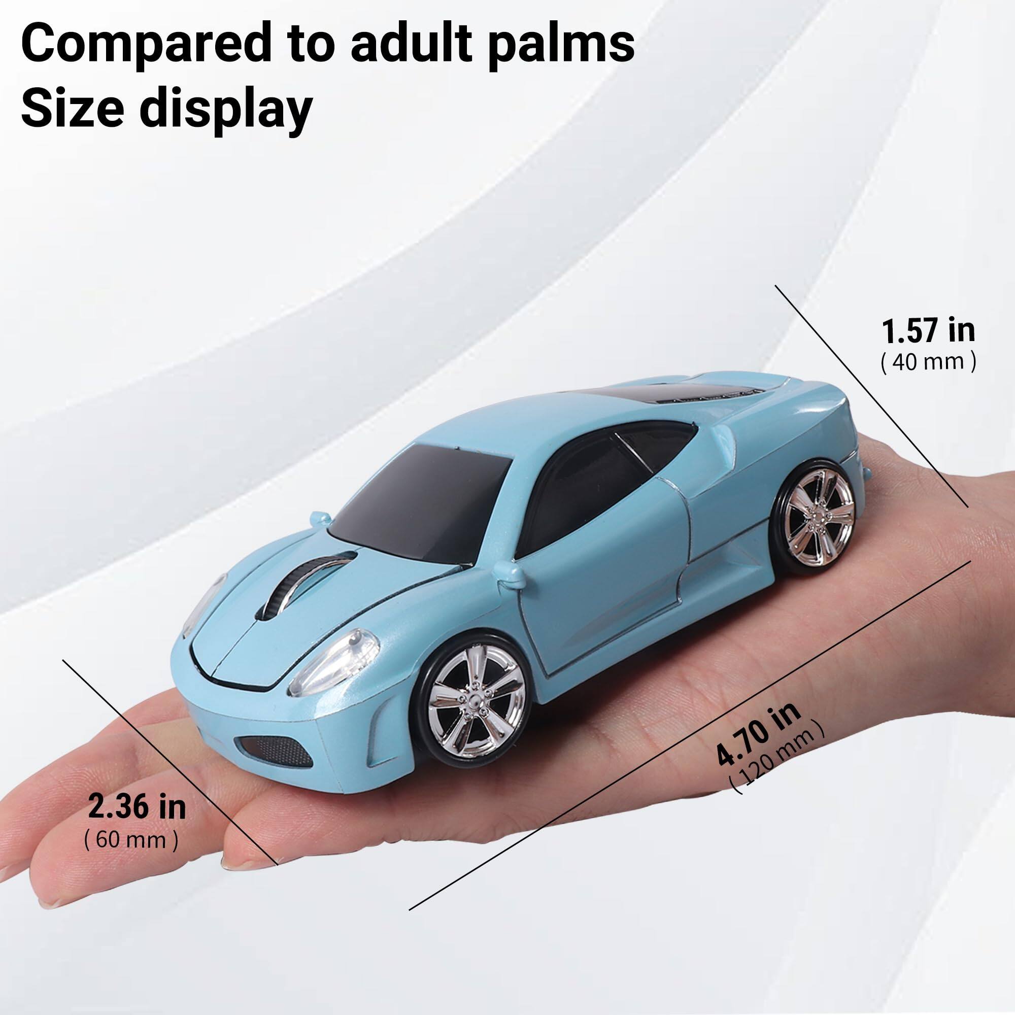 Compared to adult palms  
Size display  

1.57 in (40 mm)  
2.36 in (60 mm)  
4.70 in (120 mm)