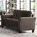 Alt View 1. Lifestyle Solutions - Westin Two Seat Curved Arm Microfiber Loveseat - Coffee.