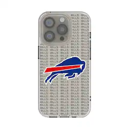 Keyscaper - NFL - Buffalo Bills iPhone Clear Text Backdrop Design Case - 16e - Multicolor