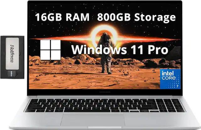 16GB RAM 800GB Storage Windows 11 Pro Intel Core 7 Samsung