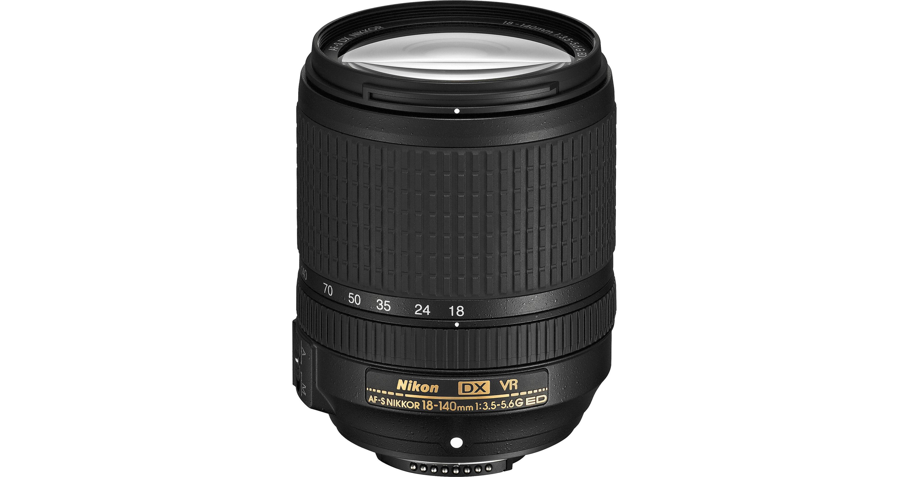 NIKKOR AF-S DX  
18-140mm 1:3.5-5.6G ED  
140 70 50  
35  
24  
18  
Nikon DX VR AF-S NIKKOR 18-140mm 1:3.5-5.6G ED
