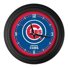 Holland Bar Stool Co. - Chicago Cubs 15" Traditional Wall Clock - Black