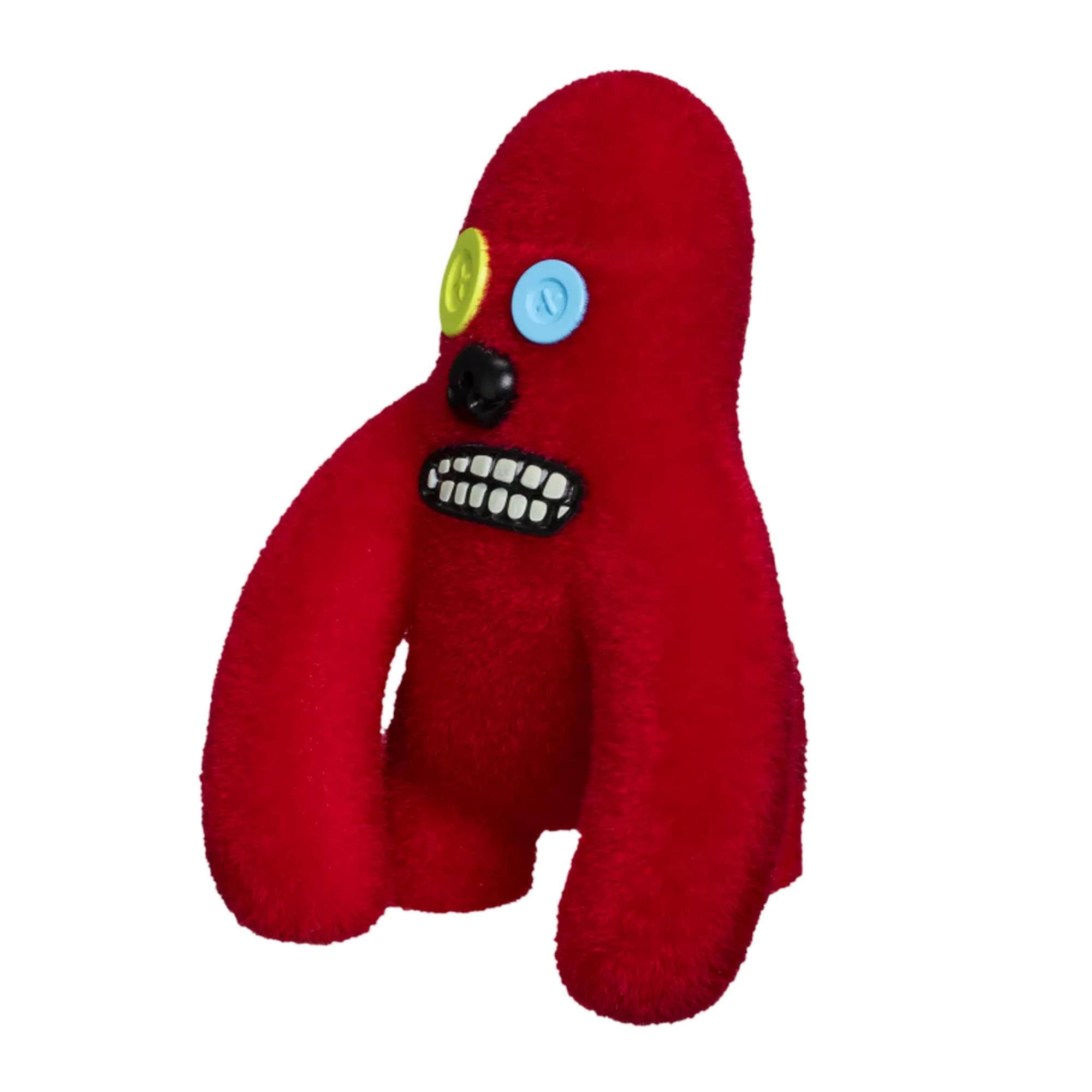 Alt View 10. ZURU - Fuggler Farting 3.5 Inch Vinyl Figure | Red Fuggler - Red.