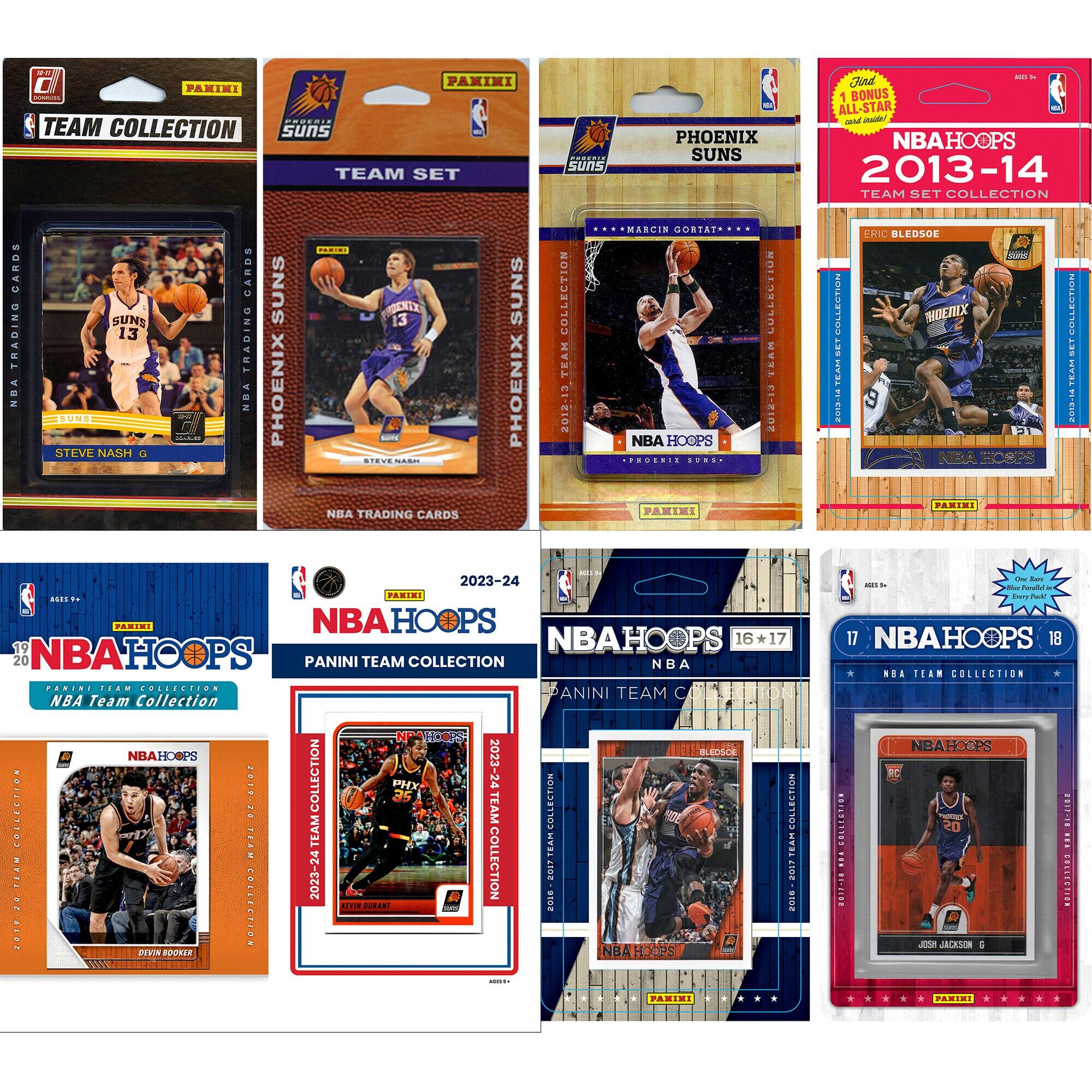 C&I Collectibles - Phoenix Suns Team Multi-Season Trading Card Set - Multicolor