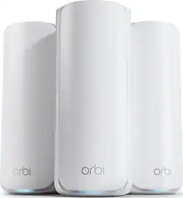 NETGEAR - Orbi 870 Series BE21000 Tri-Band Mesh Wi-Fi 7 System (3-pack) - White