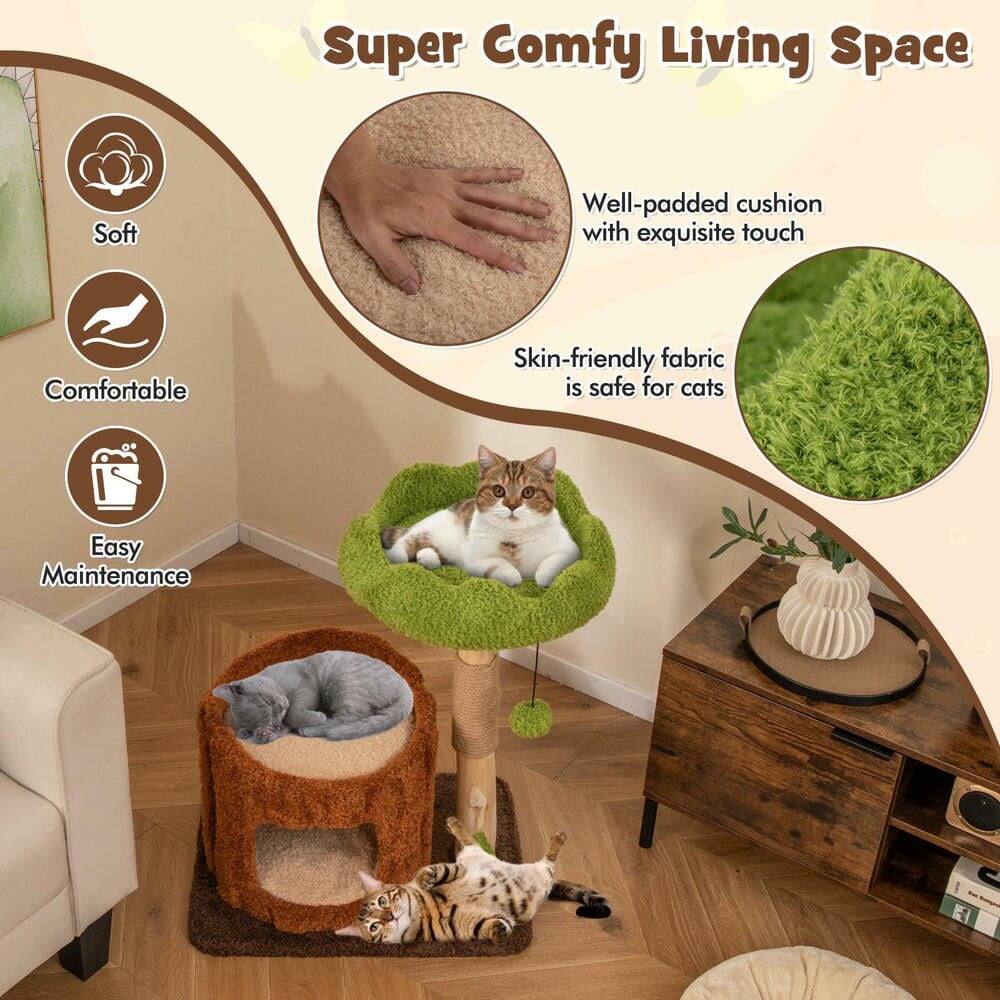 Super Comfy Living Space

- Soft
- Comfortable
- Easy Maintenance

Well-padded cushion with exquisite touch

Skin-friendly fabric is safe for cats