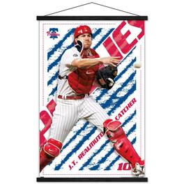 Trends International - J.T. Realmuto 24" x 34.75" Magnetic Framed Player Poster - Multicolor